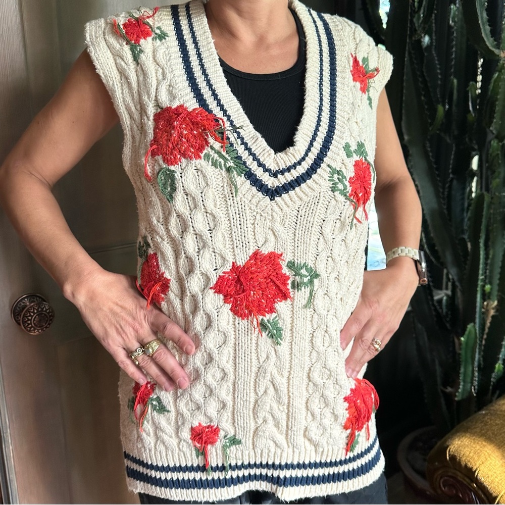 Adorable knit sweater vest